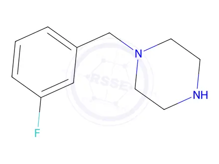Chemical structure of 1-[(3-Fluorophenyl)methyl]piperazine