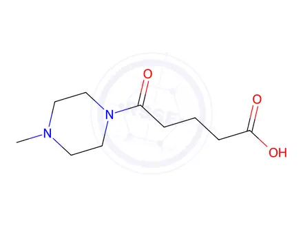 Chemical structure of 5-(4-Methyl-piperazin-1-yl)-5-oxo-pentanoic Acid
