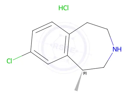 Chemical structure of Lorcaserin Hydrochloride