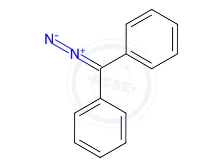 Chemical structure of Diphenyldiazomethane
