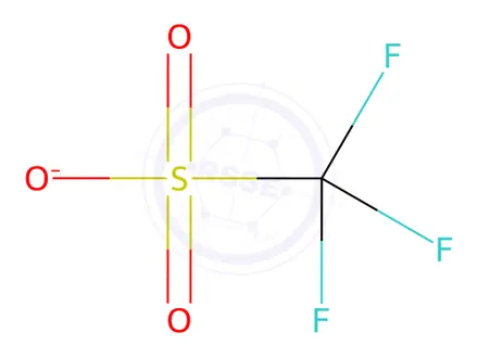 Chemical structure of Yttrium(III) trifluoromethanesulfonate hydrate