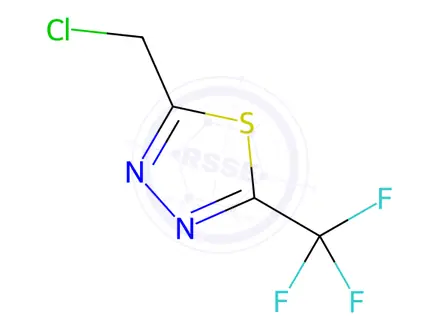 Chemical structure of 2-(Chloromethyl)-5-(trifluoromethyl)-1,3,4-thiadiazole