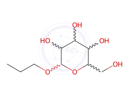 Chemical structure of Propyl D-glucoside