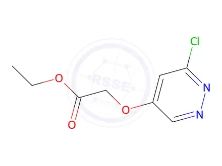 Chemical structure of Ethyl 2-((6-chloropyridazin-4-yl)oxy)acetate