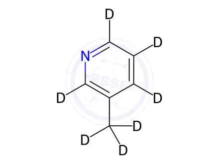 Chemical structure of 3-Methylpyridine-d7