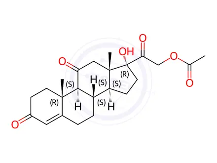 Chemical structure of Cortisone 21-acetate