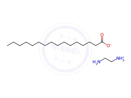 Chemical structure of (2-Aminoethyl)ammonium palmitate