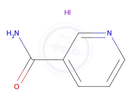 Chemical structure of Nicotinamide hydroiodide