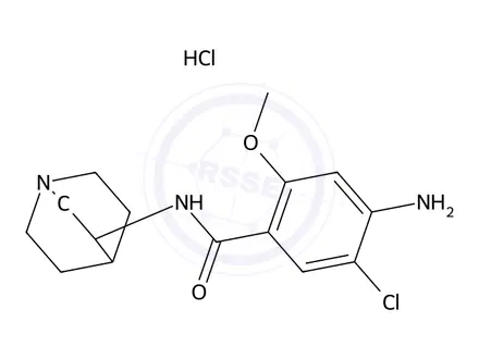 Chemical structure of 4-Amino-5-chloro-2-methoxy-N-(quinuclidin-3-yl)benzamide hydrochloride