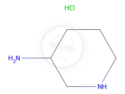 Chemical structure of Piperidin-3-amine hydrochloride