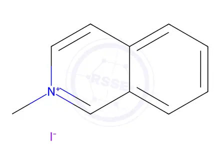 Chemical structure of 2-Methylisoquinoliniumiodide