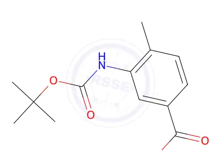 Chemical structure of 3-((tert-Butoxycarbonyl)amino)-4-methylbenzoic Acid
