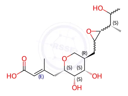 Chemical structure of Monic Acid A