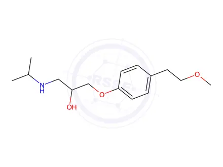 Chemical structure of Metoprolol