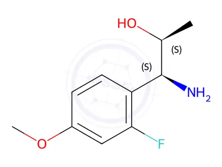 Chemical structure of (1S,2S)-1-AMINO-1-(2-FLUORO-4-METHOXYPHENYL)PROPAN-2-OL