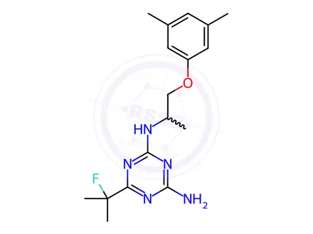 Chemical structure of Triaziflam