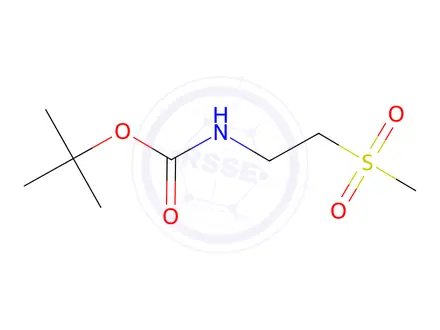 Chemical structure of 154095-06-4 tert-butyl 2-(methylsulfonyl)ethylcarbamate