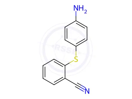 Chemical structure of 2-((4-Aminophenyl)thio)benzonitrile