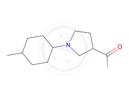 Chemical structure of 1-(4-methylcyclohexyl)pyrrolidine-3-carboxylic acid