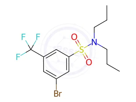 Chemical structure of N,N-Dipropyl 3-bromo-5-trifluoromethylbenzenesulfonamide