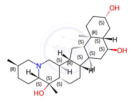 Chemical structure of Imperialine Impurity 3