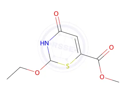 Chemical structure of 2H-1,3-Thiazine-6-carboxylicacid,2-ethoxy-3,4-dihydro-4-oxo-,methylester(9CI)