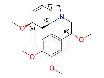 Chemical structure of Erythristemine