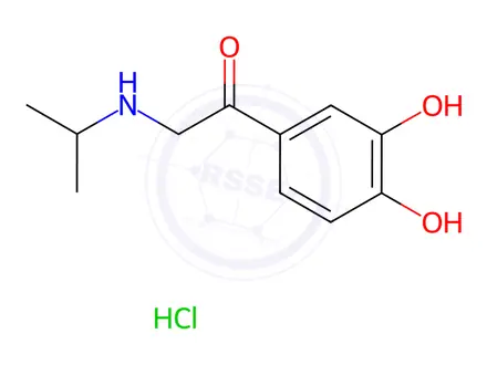 Chemical structure of Isoproterenol Hydrochloride-Impurity A (Hydrochloride Salt)