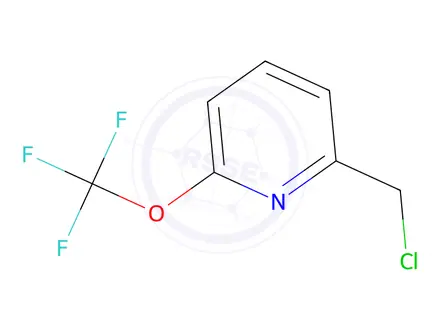 Chemical structure of 2-(Chloromethyl)-6-(trifluoromethoxy)pyridine