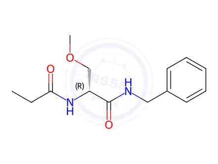 Chemical structure of N-Descarboxymethyl N-Carboxyethyl Lacosamide Impurity