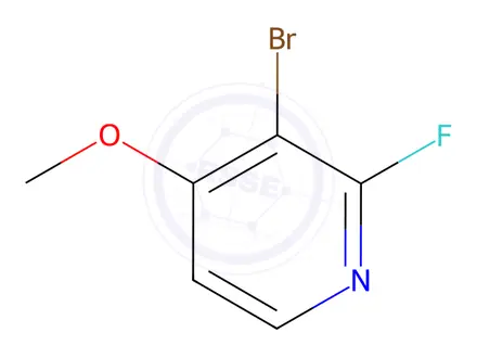Chemical structure of 3-Bromo-2-fluoro-4-methoxy-pyridine