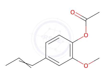 Chemical structure of Isoeugenyl acetate