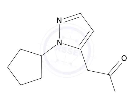Chemical structure of 2-(1-Cyclopentyl-1h-pyrazol-5-yl)acetic acid