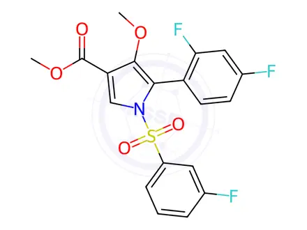 Chemical structure of Abeprazan Impurity 2