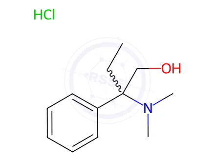 Chemical structure of Trimebutine EP Impurity A Hydrochloride