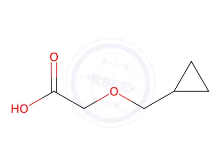 Chemical structure of 2-(Cyclopropylmethoxy)-acetic Acid