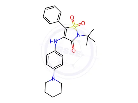 Chemical structure of AZ876