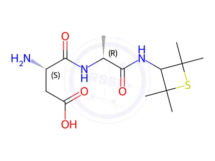 Chemical structure of Alitame