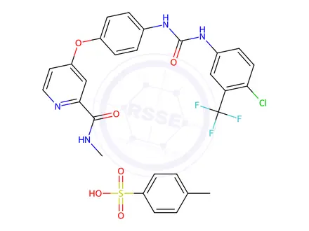 Chemical structure of Sorafenib Tosylate Working Standard (Secondary Reference Standard)