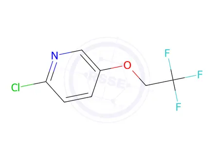 Chemical structure of 2-Chloro-5-(2,2,2-trifluoroethoxy)pyridine