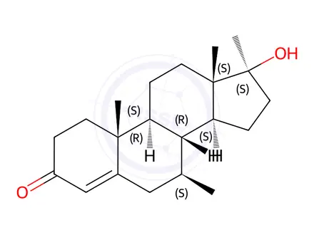 Chemical structure of Calusterone