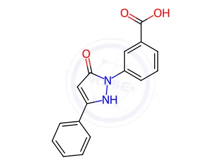 Chemical structure of 3-(5-Oxo-3-phenyl-2,5-dihydro-1h-pyrazol-1-yl)benzoic acid