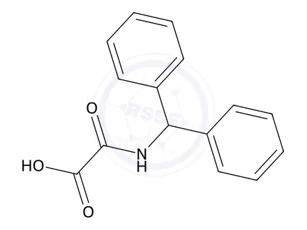 Chemical structure of 2-(Benzhydrylamino)-2-oxoacetic acid