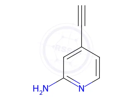Chemical structure of 4-Ethynylpyridin-2-Amine