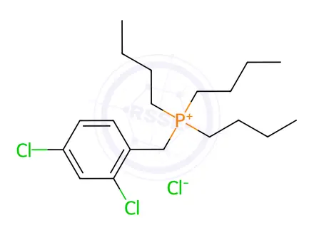 Chemical structure of Chlorphonium chloride