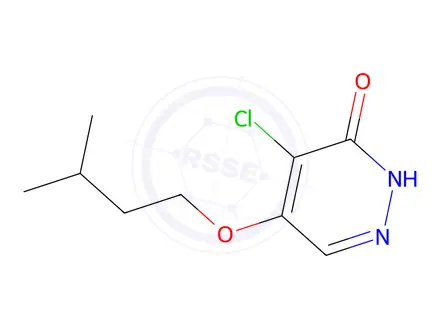 Chemical structure of 4-Chloro-5-(isopentyloxy)pyridazin-3(2H)-one