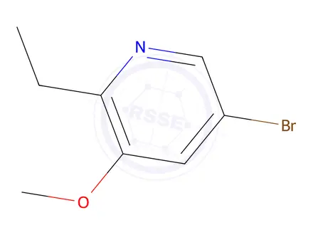 Chemical structure of 5-Bromo-2-ethyl-3-methoxypyridine