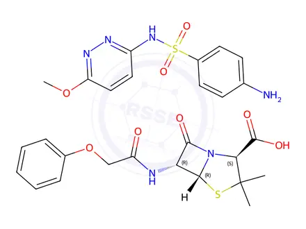 Chemical structure of sulfapen