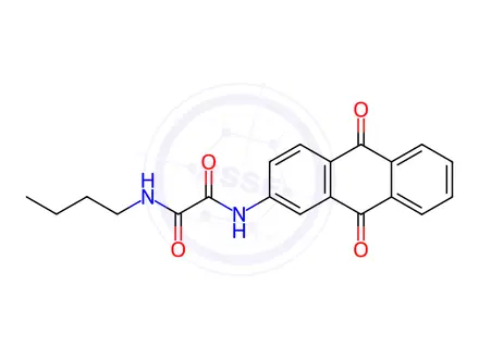Chemical structure of N1-Butyl-N1-(9,10-dioxo-9,10-dihydroanthracen-2-yl)oxalamide