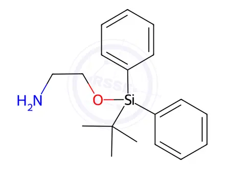 Chemical structure of 2-((tert-Butyldiphenylsilyl)oxy)ethan-1-amine